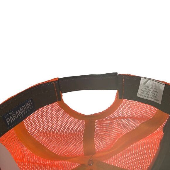 Paramount Apparel Greetings from St. Louis Missouri Trucker Hat Brown / Orange O - Picture 7 of 9
